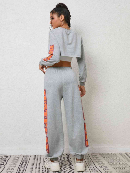 Cropped Sweat Set